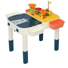Masuta multifunctionala doua suprafete compatibila lego activitati si cuburi constructii pliabila 57x59x45 cm