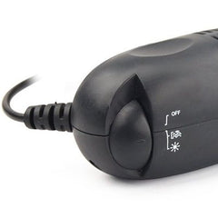 Mini aspirator usb led curatare echipamente birou doua capete abs
