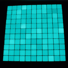 Mozaic Fosforescent care lumineaza Aqua 30x30 cm Decoratiune Glow