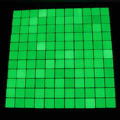 Mozaic fosforescent Verde pentru decor Glow in the Dark 30x30 cm