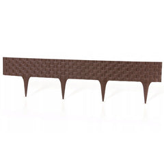 Palisada aspect ratan 20x82 cm 4 varfuri atasare sol maro inchis