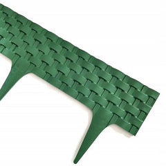 Palisada decorativa aspect ratan montare usoara 20x82 cm verde