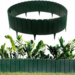 Palisada gradina separator ornamental verde lungime 100 cm inaltime totala 24 cm