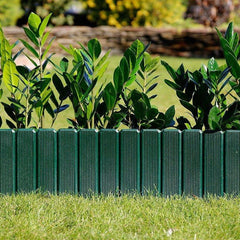 Palisada gradina separator ornamental verde lungime 100 cm inaltime totala 24 cm