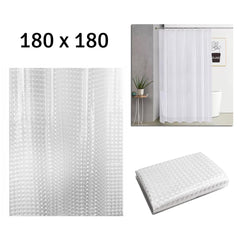 Perdea de dus semitransparenta din PEVA 180x80 cm