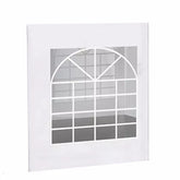 Perete cort dimensiune 2x2.6 m cu fereastra ignifugat 480 gmp pvc alb