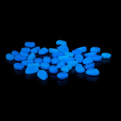 Pietricele Decorative Fosforescente Glow in the Dark Albastre 500g