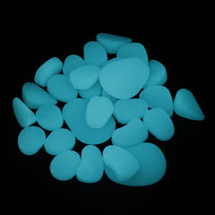 Pietricele Decorative Fosforescente Glow in the Dark Turcoaz 1kg