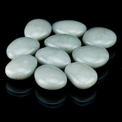 Pietricele fosforescente lumineaza glow aqua diametru 4 cm 10 bucati