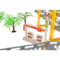 Pista masinute 236 elemente 2 masini electrice interactiv 2 iesiri 8 bucle