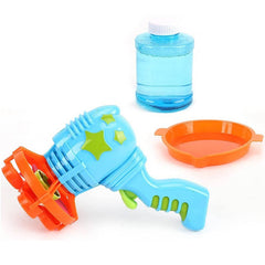 Pistol baloane sapun jucarie automata 4 orificii design ergonomic varsta 3 ani