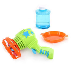 Pistol baloane sapun jucarie automata 4 orificii design ergonomic varsta 3 ani