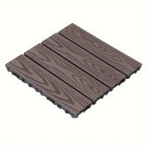 Placa wpc decking exterior 30x30 cm sistem interconectare click grosime 2.2 cm gri1