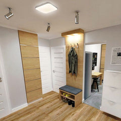 Plafoniera Led 24w aplica lumina neutra 4000k 30-30 cm 1680lm protectie ip44