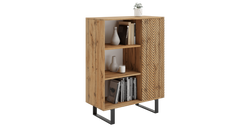 Biblioteca Fondi loft - decor artizanat stejar in oase