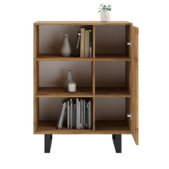 Biblioteca Fondi loft - decor artizanat stejar in oase