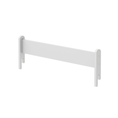 Pat de o persoana Erik 160x80 alb - panou negru