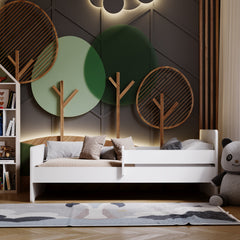 Pat de o persoana Max 140x70 cu balustrada