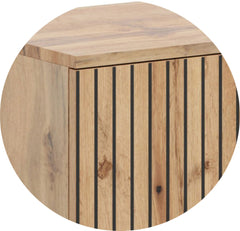 Dulap RTV Focus loft 135 cm - decor sipci stejar craft