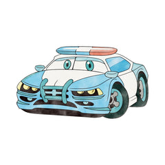 Pat copii LUK 140x70 cu balustrada - Politie