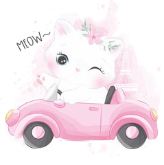 Pat pentru copii Luk 140x70 cu sertar - Cat