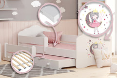 Pat dublu Wave 160x80 - Printesa adormita