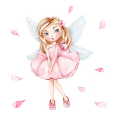 Pat copil ANNA cu saltea 140x70 Fata cu aripi