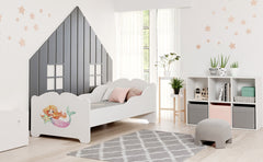 Pat copii ANNA cu saltea 160x80 Sirena