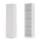 Biblioteca solida LONI 160x40 cm - culoare Alb