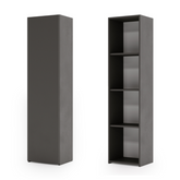 Biblioteca solida LONI 160x40 cm - culoare Gri