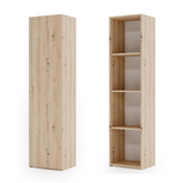 Biblioteca solida LONI 160x40 cm - culoare Stejar Artisan