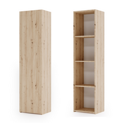 Biblioteca solida LONI 160x40 cm - culoare Stejar Artisan