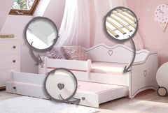 Pat dublu Emma II 160x80 gri