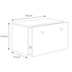 Cufar de jucarii Inga - maner alb