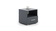 Noptiera Emi gri - maner aluminiu