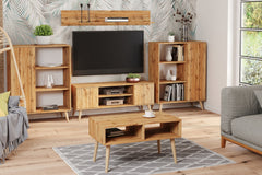 Biblioteca Fondi - mestesuguri din stejar in stil scandinav