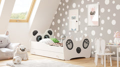 Pat pentru copii Panda 140x70 cu sertar