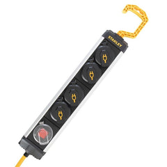 Prelungitor 4 prize cu carcasa Aluminiu Intrerupator si Carlig de agatare