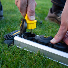 Prelungitor de exterior 4 socluri cu protectie 3200w lungime 2 m ip44