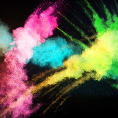 Pudra Neon UV Holi fx colorata 100 g culoare Rosu