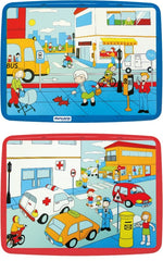 Puzzle Codul rutier Miniland 56 piese