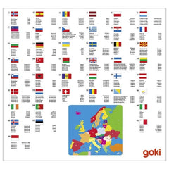 Puzzle din lemn Harta Europei