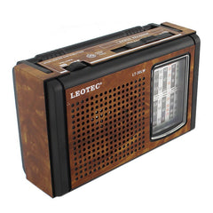 Radio portabil fm-am stil retro 7 benzi radio alimentare priza sau baterii