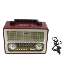 Radio Portabil Retro Bluetooth cu MP3, USB, SD cu 3 benzi AM FM SW Sal