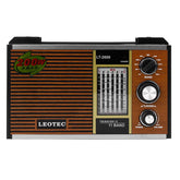 Radio retro 11 benzi frecventa jack 3.5 mm led control volum leotec