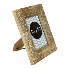 Rama foto Agnes 10x15 din Lemn Texturat culoare maro