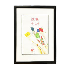 Rama foto clasica bessie cadru negru format 15x21