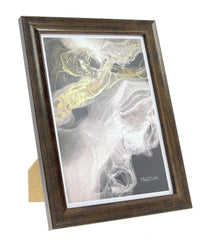 Rama foto ezra a4  format 21 x 29.7 cm maro suport pentru birou