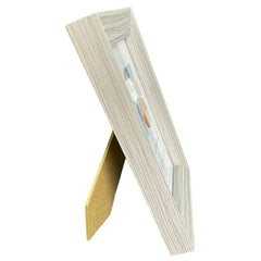 Rama foto freya de birou sau perete 10x15 cm design simplu cadru lemn gri