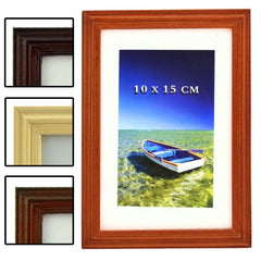 Rama foto Neil 10x15cm din lemn Procart - culoare Maroniu